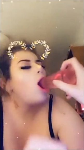 Thick Girl Gets Big Facials and Fucked In A Car Snapchat Sex