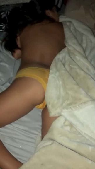 Porn on Snapchat wake her up with proper fuck from behind