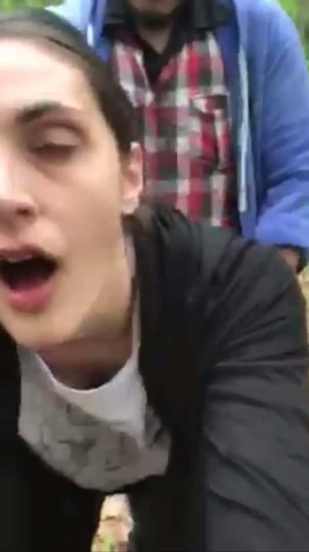 Snapchat couple has a quickie on the hiking trail - FKBAE