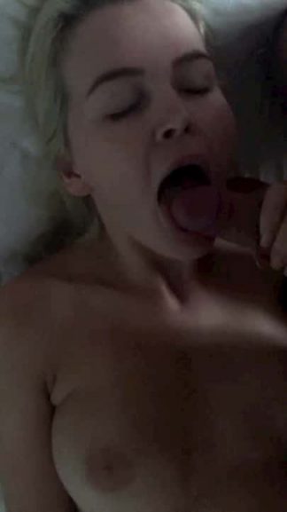 Young horny Snapchat slut blonde good dick sucking and fingering