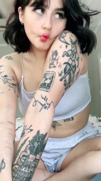 Pov dildo blowjob cute tattooed horny girls snap