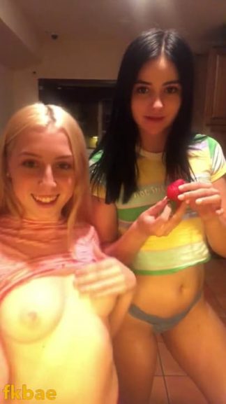 Sexy naked teen Snapchat girls having fun in bathtub & public like sluts
