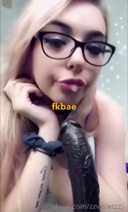 Pretty teen with big tits and glasses riding huge dildo on free nude Snapchat