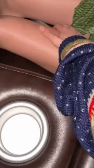 Two amateur girls finger wet pussies with sex toys in cinema